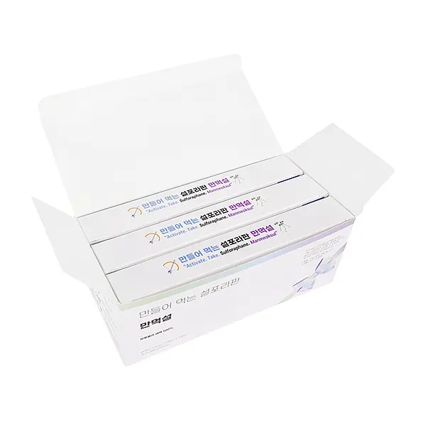 Open Manmeoksul portioned gift set showing the contents inside